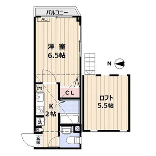 クレール東高円寺【3階】の間取り
