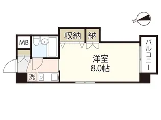 川本ビル【2階】の間取り