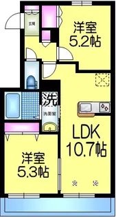 グラン コートハイツ【2階】の間取り