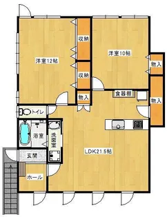 レジデンス阿部興産II【2階】の間取り