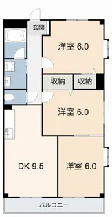 PeacH花の家【7階】の間取り