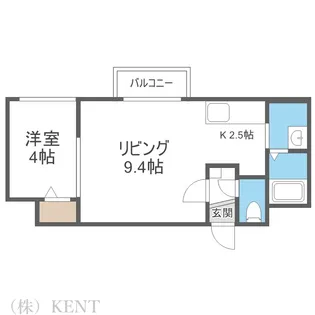 Verde Maruyama【2階】の間取り