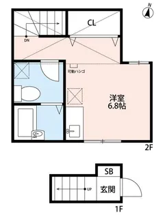 Avance春日町【2階】の間取り
