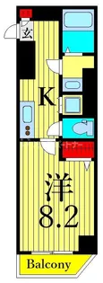 XEBEC東日暮里II【5階】の間取り