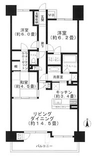 ライオンズ青葉東クレアシティ【14階】の間取り