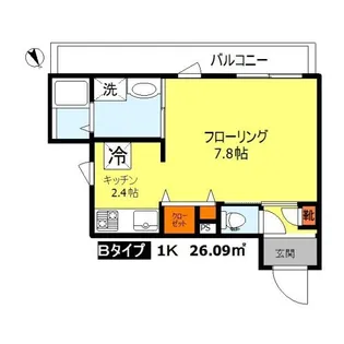 グランディール北千束【3階】の間取り