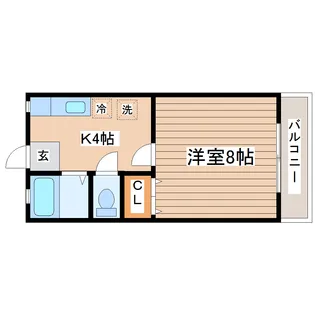 グラン・エクレール【1階】の間取り