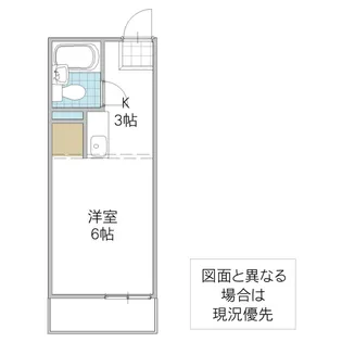吉川ハイツ【1階】の間取り