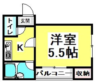 シャルマン大宮【3階】の間取り