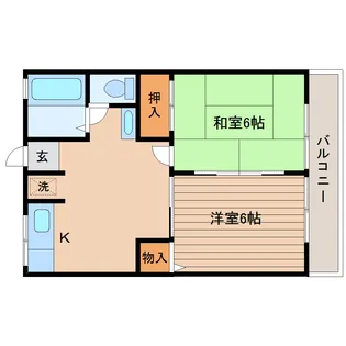 パークヴュー【2階】の間取り