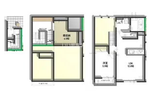 ベルリードSHORI【1階】の間取り