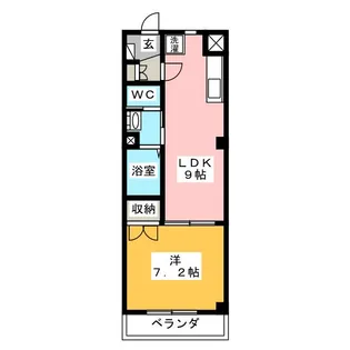 WAKABAガーデンHILL’S【2階】の間取り