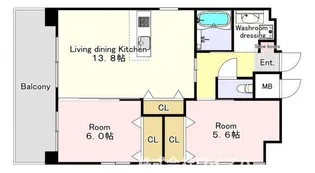 YSP県庁前【10階】の間取り
