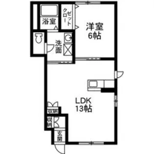 クレマチス【1階】の間取り