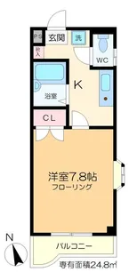 コーポ山喜V【2階】の間取り
