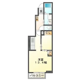 デネブ【1階】の間取り