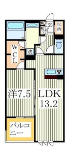 リシェスII【1階】の間取り