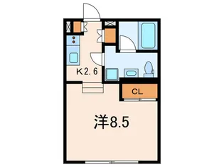 PASEO武蔵小山III【1階】の間取り