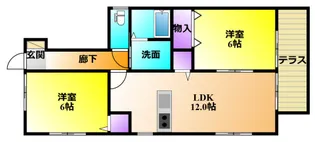 ウィステリア【1階】の間取り