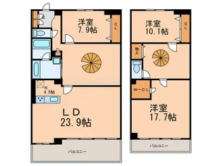 BPRレジデンス金山【12階】の間取り