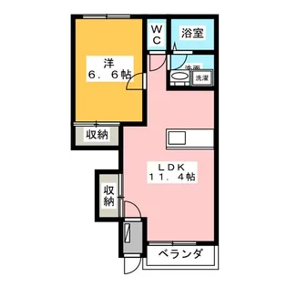 ヴェールメゾン【1階】の間取り