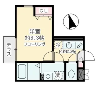 プライムレジデント【1階】の間取り