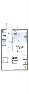 レオパレスsunflowerII【1階】の間取り