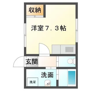 コーポ安井【2階】の間取り