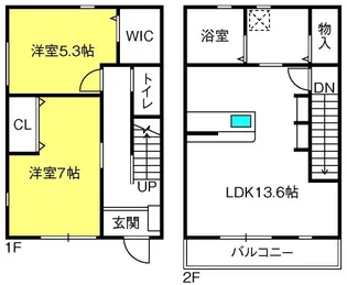 エスペランサ【2階】の間取り