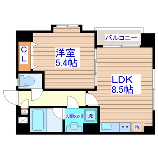 Lilas Court (リラコート)【1階】の間取り