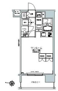 パークキューブ板橋本町【4階】の間取り