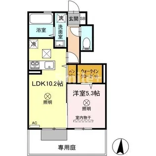 オリーブ【1階】の間取り