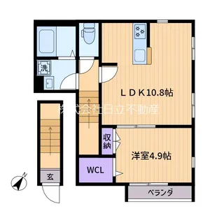 サザンガーデン渋谷本町【2階】の間取り