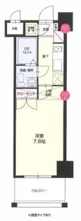 No.67 BENEFIT21博多【13階】の間取り