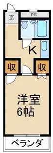 ポエット・辻中【1階】の間取り