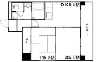 大栄・十二所前レジデンス【9階】の間取り