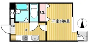 元浜グリーンホームズ【2階】の間取り