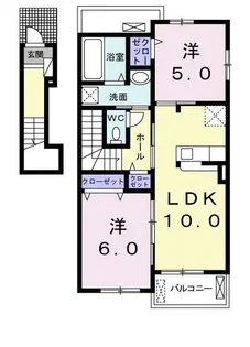 グラース・メゾン I【2階】の間取り