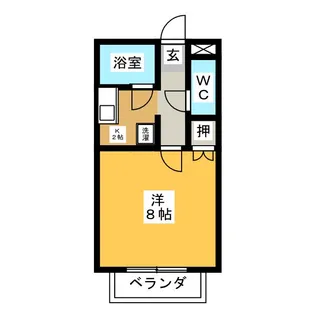 サンポート浅井【2階】の間取り