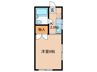 第2サンワハイム【1階】の間取り