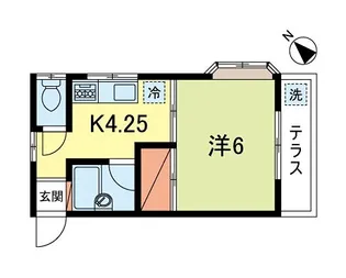 プラトン【1階】の間取り