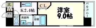 アクアシティ本川町【2階】の間取り