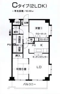 プロスペリテ II【4階】の間取り