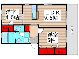 グレイスダイヤII【1階】の間取り