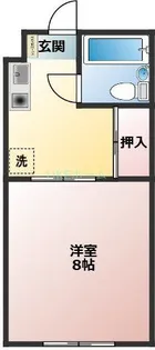 ヴィラストーンアンドウェル【1階】の間取り