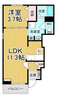 ノーブル【1階】の間取り