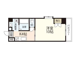 ジュネスHT【5階】の間取り