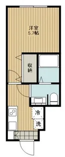 レベアス北千住【1階】の間取り