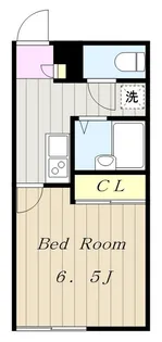 レオパレスアースリー生田【1階】の間取り