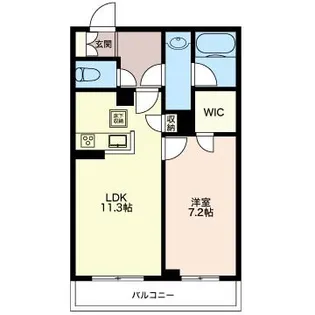 アトリエール新城【3階】の間取り